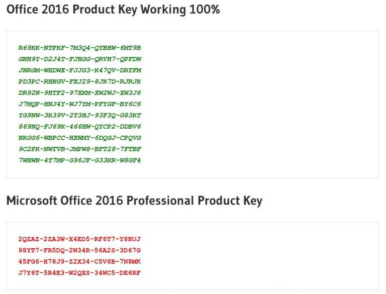 key for office 365
