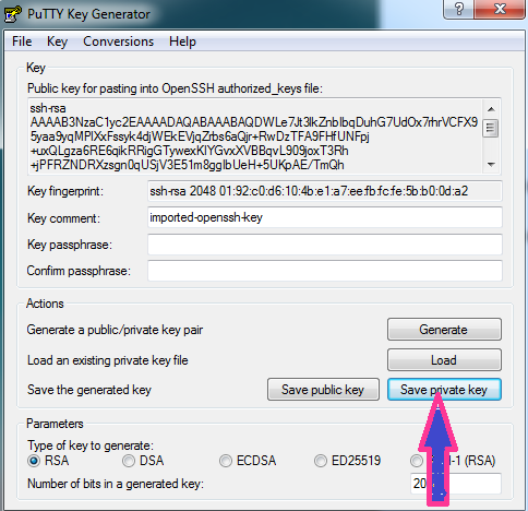 Generate Pem File From Public And Private Key